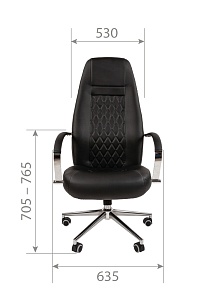 Офисное кресло CHAIRMAN 950, экокожа,  черный
